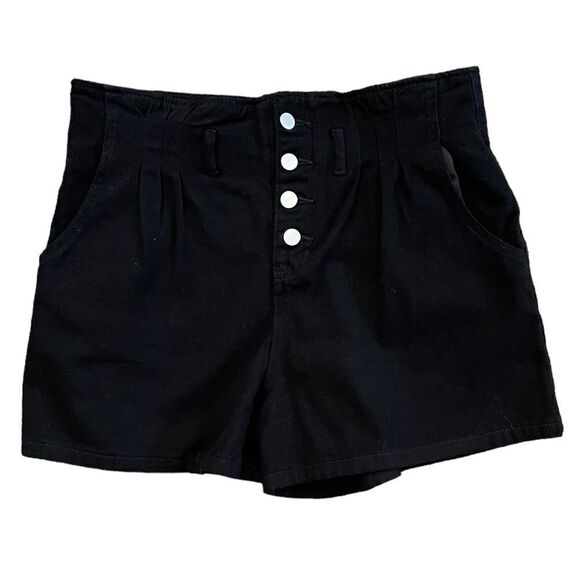 BOHME High Rise Black Shorts Size Medium - Picture 1 of 4
